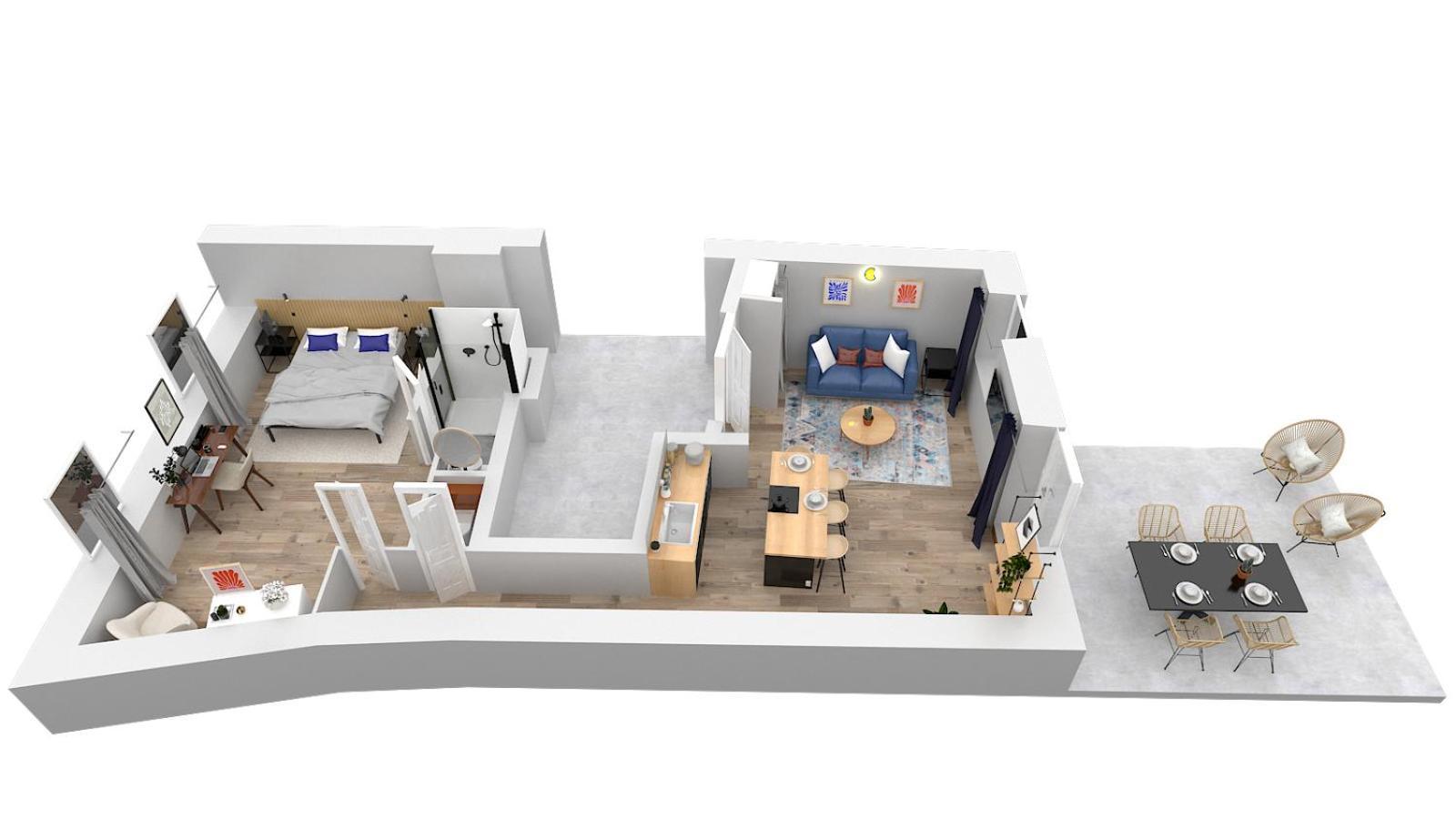 La Maison 44 - T2 - Clim, Terrasse, Garage, Via Rhona Montélimar エクステリア 写真